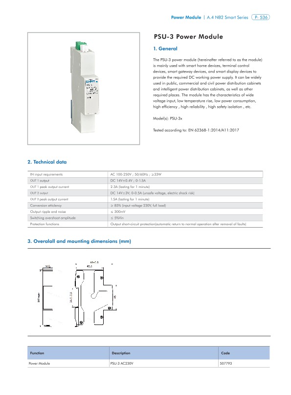 PSU-3-Power Module-Catalog